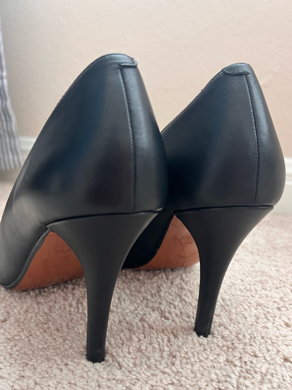 Coach Black Leather Heels - Picture 4 of 6